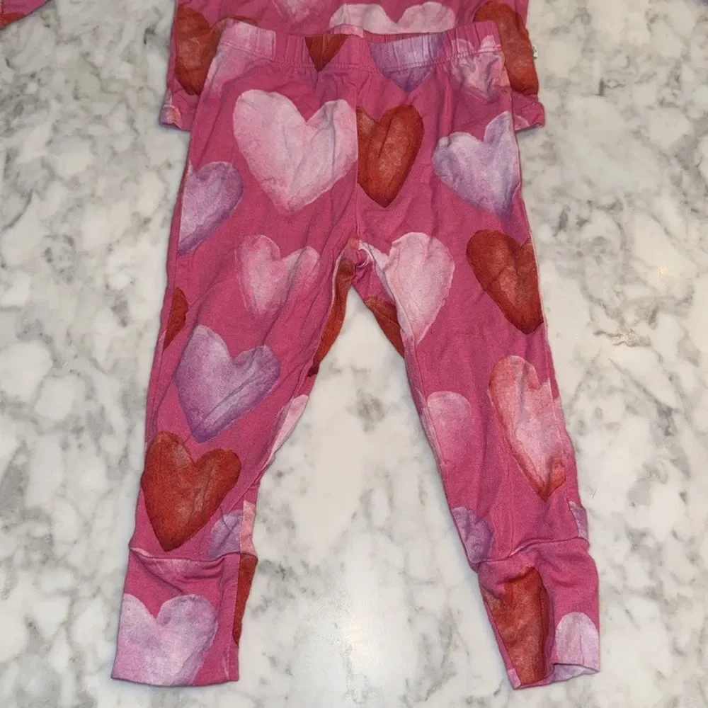 POSH PEANUT POSH VALENTINE CLASSIC PJ SET 12/18M